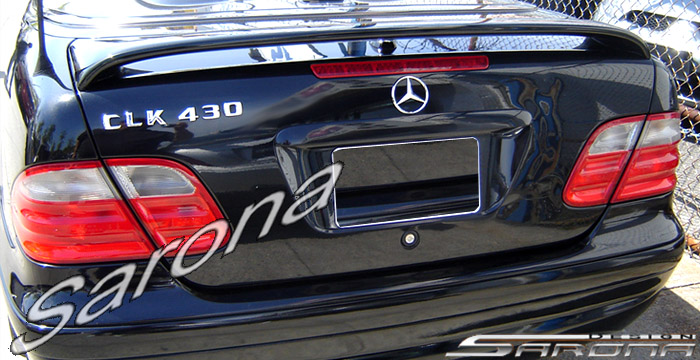 Custom Mercedes CLK  Convertible Trunk Wing (1998 - 2003) - $320.00 (Manufacturer Sarona, Part #MB-055-TW)